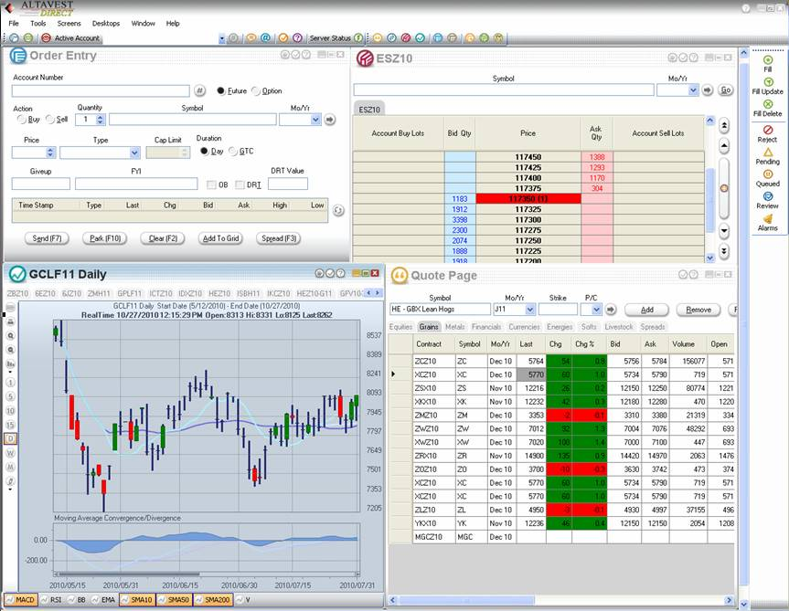 ALTAVEST Direct Screenshot